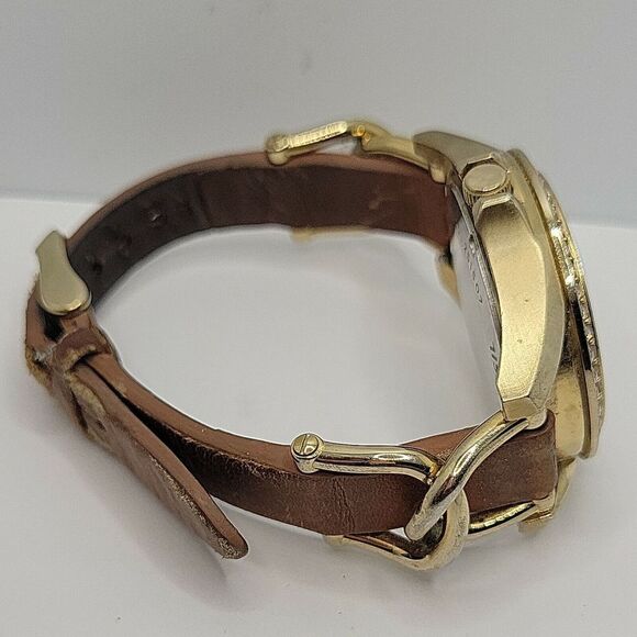 Fossil Riley ES3723 Women's Brown Leather Analog Silver Dial Quartz Watch DE19 - Picture 9 of 10